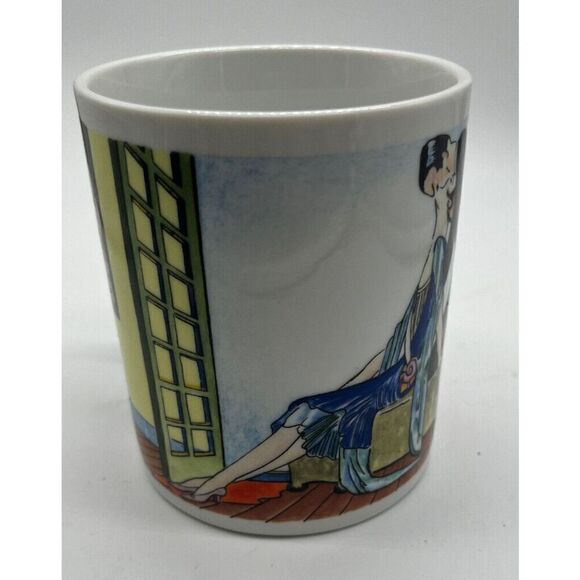 Chaleur Master Romantics Kissing Tito J Burrows Art Deco Ceramic Mug Picasso - Picture 8 of 8